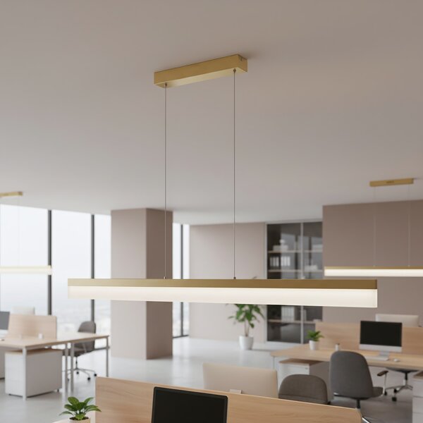 Lampă suspendată LED APP1694-CP 120 cm Brush Gold