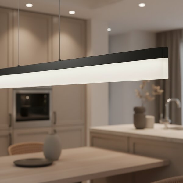Lampă suspendată LED APP1692-CP 120 cm Black