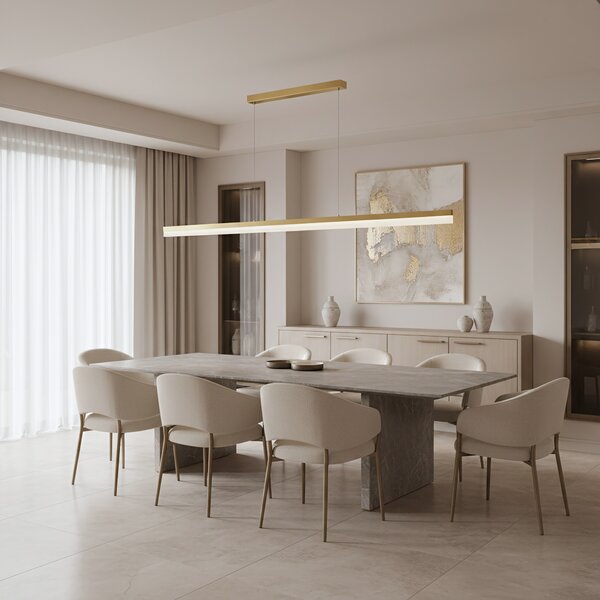 Lampă suspendată LED APP1697-CP 200 cm Brush Gold