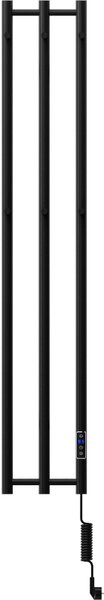 Mexen Pino, încălzitor electric cu suport pentru prosoape 1405x242 mm, 200 W, negru, W301-1405-242-00-70