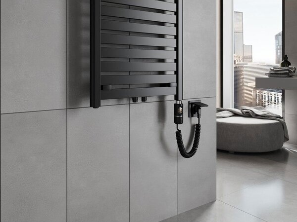 Mexen Uran, element electric de încălzire 1800x500 mm + tijă de încălzire 900 W, negru, W105-1800-500-2900-70