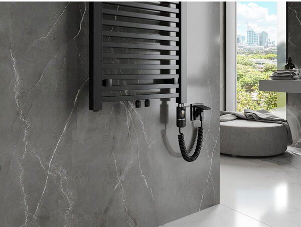 Mexen Pluton, element electric de încălzire 1450x500 mm + tijă de încălzire 900 W, negru, W106-1450-500-2900-70
