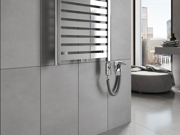 Mexen Uran, element electric de încălzire 1800x500 mm + tijă de încălzire 900 W, crom, W105-1800-500-2900-01
