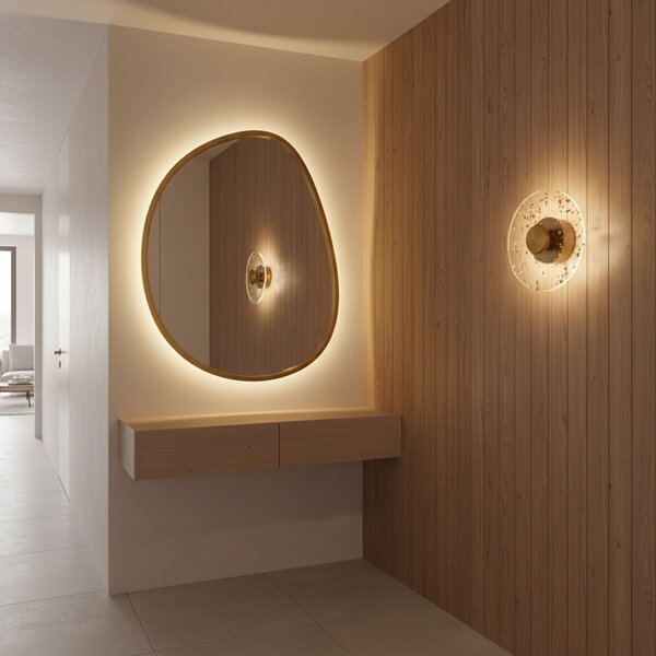Lampa de perete LED APP1795-W Brush Gold