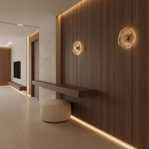 Lampa de perete LED APP1794-W Brush Gold