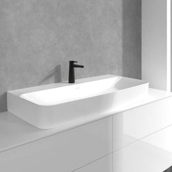 Villeroy & Boch Conum baterie lavoar stativ negru TVW127003001K5