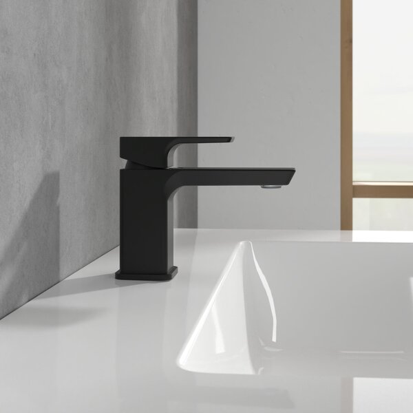 Villeroy & Boch Subway 3.0 baterie lavoar stativ negru TVW112001001K5