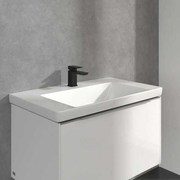 Villeroy & Boch Subway 3.0 baterie lavoar stativ negru TVW112001001K5