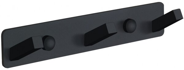 Mexen Accesorii Mexen, suport pentru prosoape cu 3 carlige, negru, 709173-70