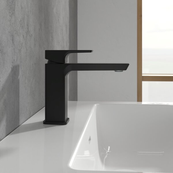 Villeroy & Boch Subway 3.0 baterie lavoar stativ negru TVW112003000K5