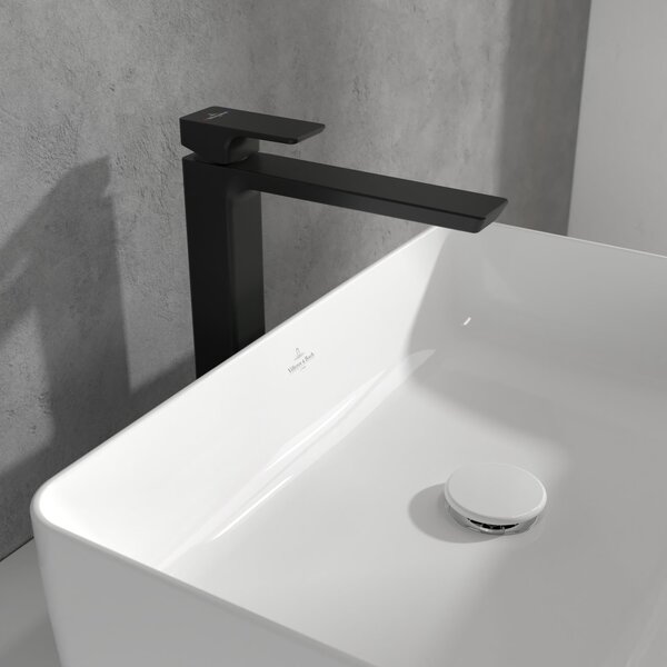 Villeroy & Boch Subway 3.0 baterie lavoar stativ negru TVW112004000K5