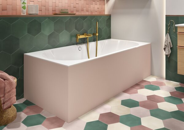 Villeroy & Boch Subway 3.0 baterie cadă-duș perete auriu TVT11200200076