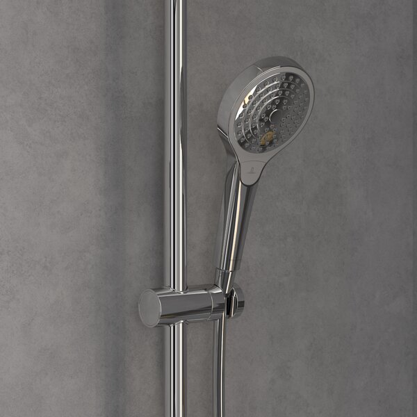 Villeroy & Boch Verve Showers set de duș perete cu termostat cu duș de ploaie crom TVS10900500061