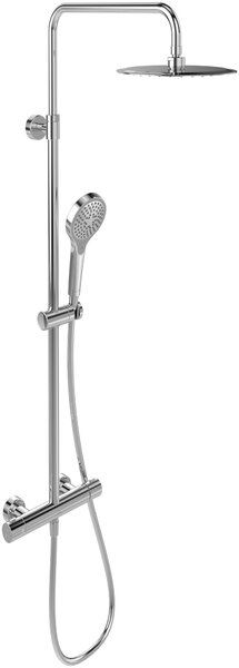 Villeroy & Boch Verve Showers set de duș perete cu termostat cu duș de ploaie crom TVS10900500061