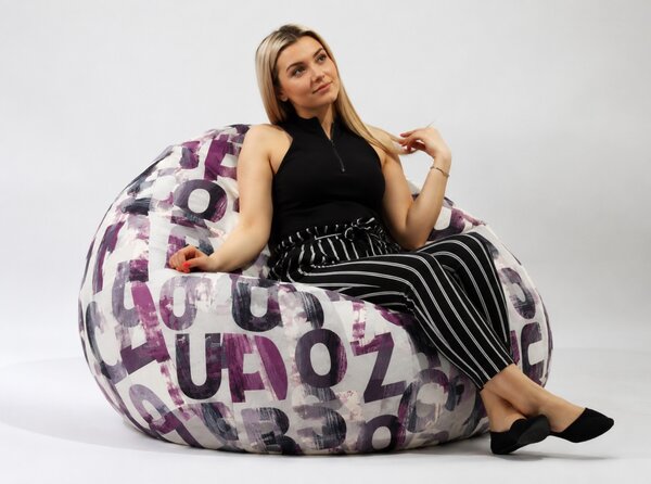 Fotoliu Nirvana Gigant, Material Textil - Urban Mystique