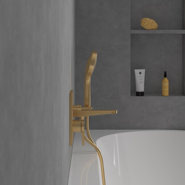 Villeroy & Boch Conum baterie cadă-duș ascuns auriu TVT12700100076