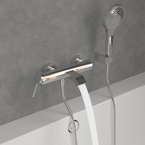 Villeroy & Boch Dawn baterie cadă-duș perete crom TVT10650115261