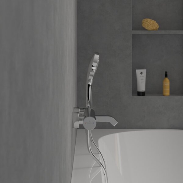 Villeroy & Boch Dawn baterie cadă-duș perete crom TVT10650115261