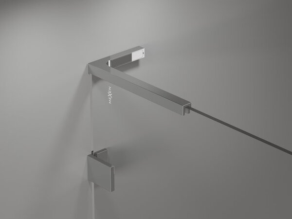 Mexen Lunar L paravan de cadă cu 1 ușă 100 x 150 cm, transparent, crom - 897L-100-000-01-00