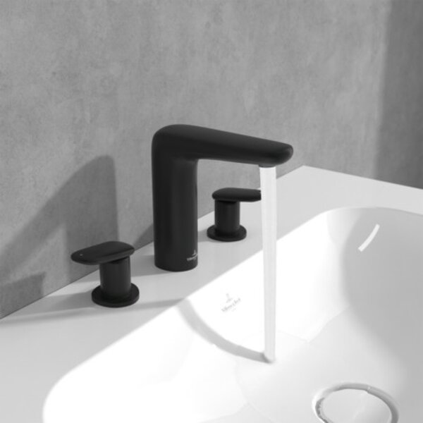 Villeroy & Boch Antao baterie lavoar stativ negru TVW111001000K5