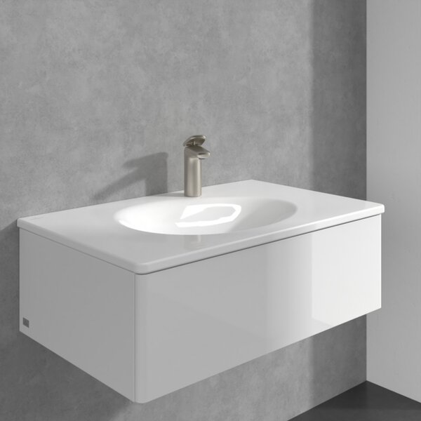 Villeroy & Boch Antao baterie lavoar stativ nichel TVW11100300064
