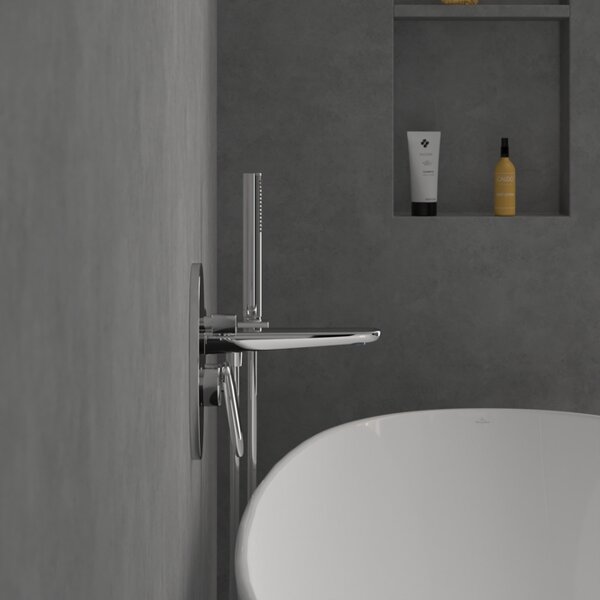 Villeroy & Boch Antao baterie cadă-duș ascuns crom TVT11100100061
