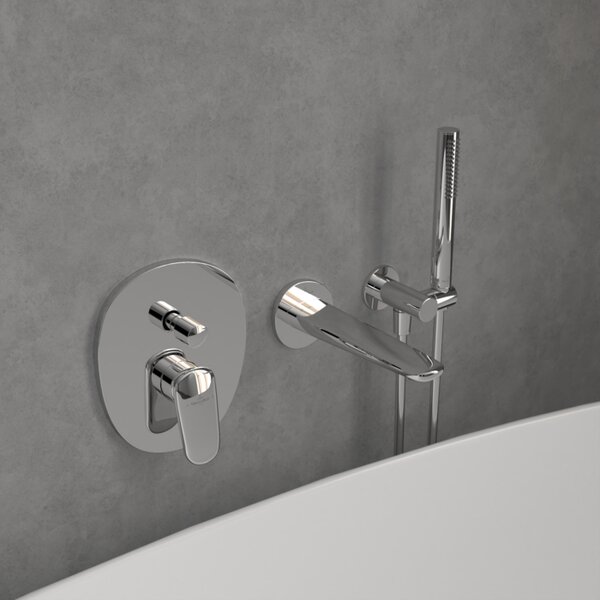 Villeroy & Boch Antao baterie cadă-duș ascuns crom TVT11100100061