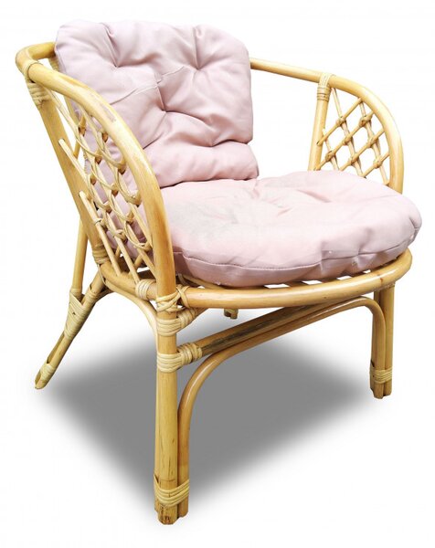 Set mobilier gradina, Bahama ratan natural, 4 piese, 4 locuri, culoare honey