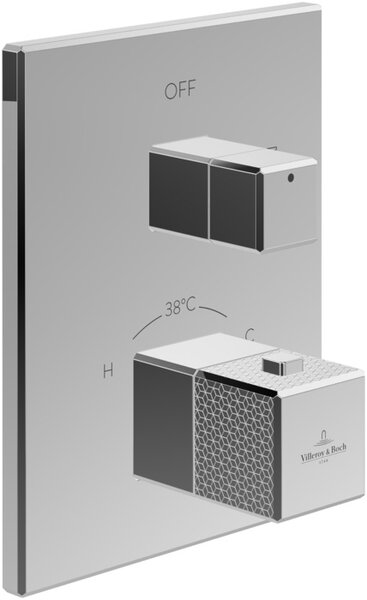 Villeroy & Boch Mettlach baterie de duș ascuns cu termostat crom TVT12600100061