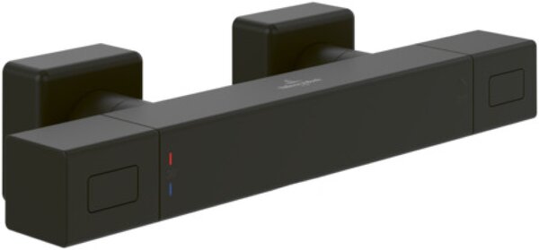 Villeroy & Boch Universal Taps & Fittings baterie de duș perete cu termostat negru TVS000018000K5
