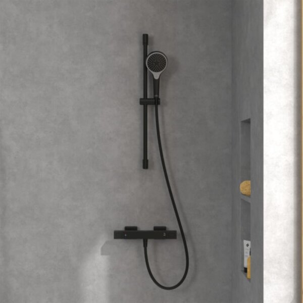 Set baterie de duș Villeroy & Boch Universal Taps & Fittings TVS000018000K5, set de duș Villeroy & Boch Verve Showers TVS109007000K5