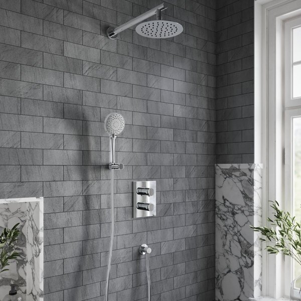 Set baterie cadă-duș Villeroy & Boch Universal Taps & Fittings TVD00065300061, cap de duș Villeroy & Boch Universal Showers TVC00040120061, TVD0006510