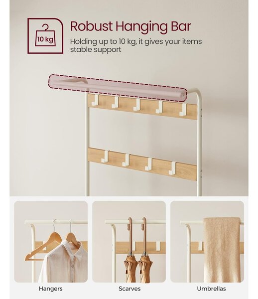 Mobilier hol cu rafturi, umerase, suport pentru pantofi și scaun, stejar 183x72x33cm