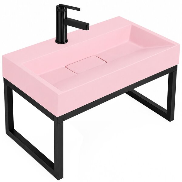 Lavoar pentru blat GOYA PINK 60CM + Cadru