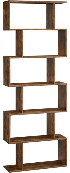 Raft de depozitare, maro rustic 190x70x24cm