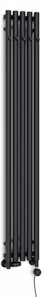 Oltens Stang calorifer de baie decorativ 180x26 cm negru mat 55017300