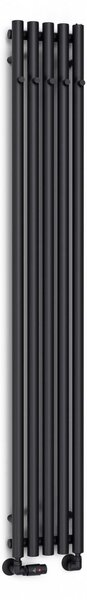 Oltens Stang calorifer de baie decorativ 180x26 cm negru mat 55017300
