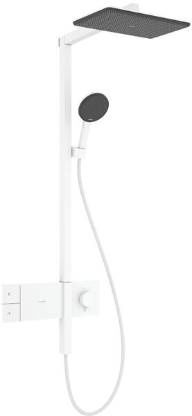 Hansgrohe Raindance Alive Q set de duș perete cu termostat cu duș de ploaie alb 24581700
