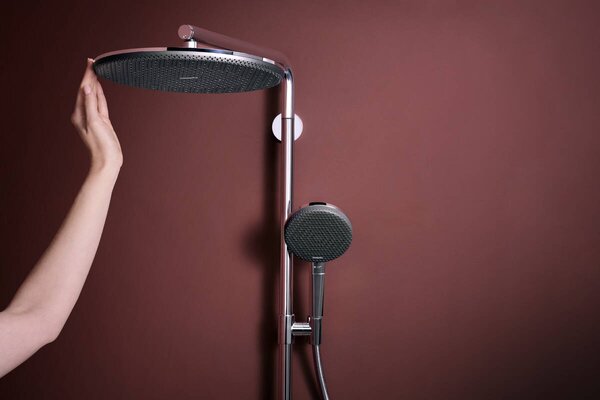 Hansgrohe Raindance Alive S Puro set de duș perete cu termostat cu duș de ploaie crom 24593000