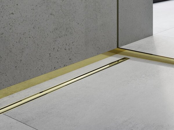 Mexen Line-B profil de duș frontal 130 cm, auriu - 185003130U