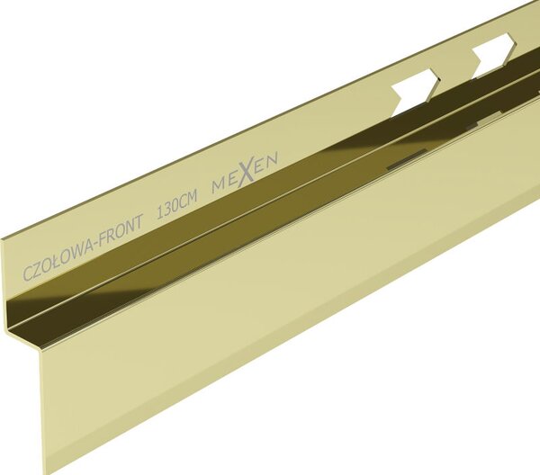Mexen Line-B profil de duș frontal 130 cm, auriu - 185003130U