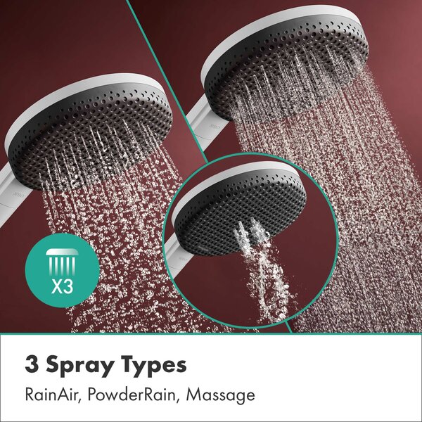 Hansgrohe Raindance Alive Select S set de duș perete alb 24601700