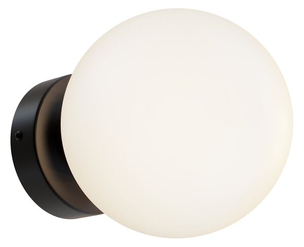 Maytoni Aplică de perete Basic form, negru, Ø 20 cm, Alb, dormitor, Metal, Modern