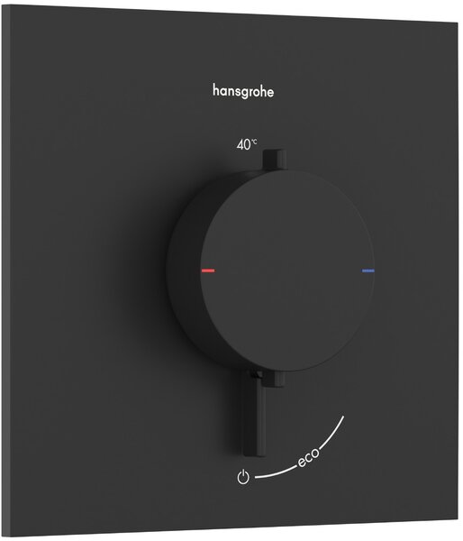 Hansgrohe Ecostat Comfort E baterie de duș ascuns cu termostat negru 33710670