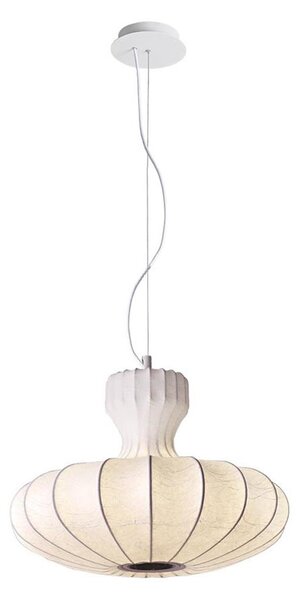 Candelabru LED suspendat pe cablu BOLA LED/11W/230V + 1xE27/5W CRI 90 alb