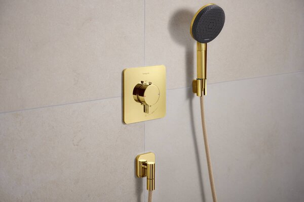 Hansgrohe Ecostat Comfort Q baterie de duș ascuns cu termostat auriu 33712990