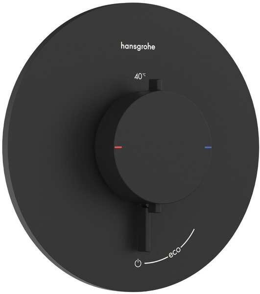 Hansgrohe Ecostat Comfort S baterie de duș ascuns cu termostat negru 33714670