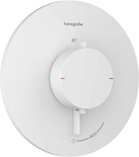 Hansgrohe Ecostat Comfort S baterie de duș ascuns cu termostat alb 33714700