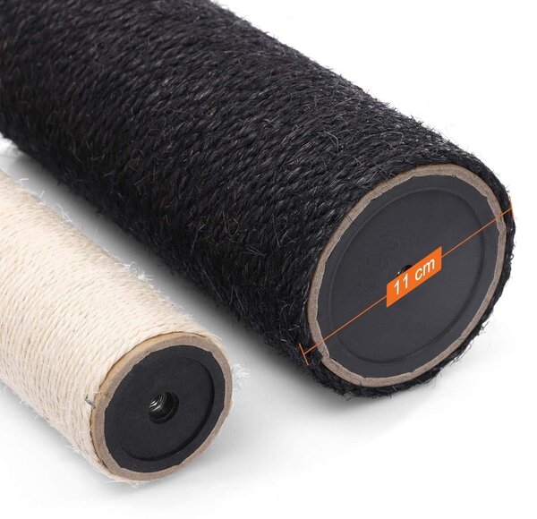 Stâlp de zgâriat pentru pisici cu căsuță pentru pisici, gri 50x50x141cm