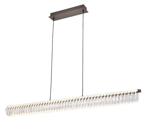 Lustru LED suspendat pe cablu ALBA LED/39W/230V gri/transparent